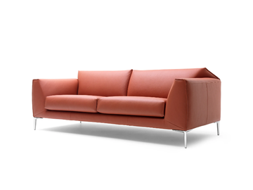 LX675 - 2 seater leather sofa by LEOLUX LX - view 3
